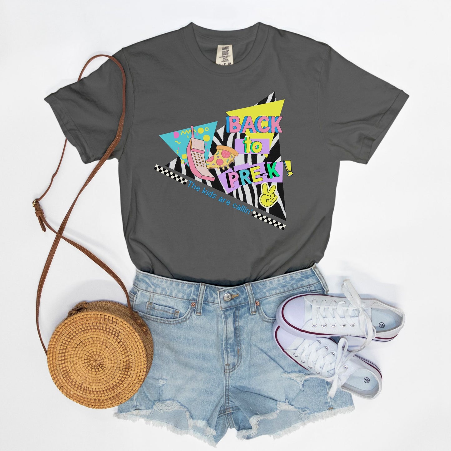 Retro Geometric Pre-k Tee