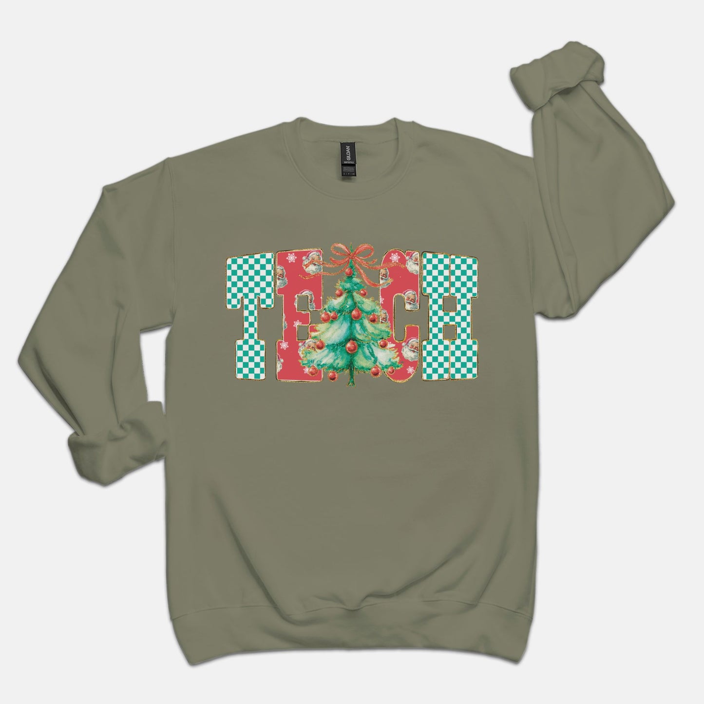 Teach Festive Crewneck Sweatshirt