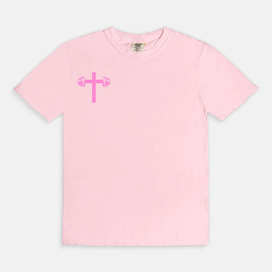 Gym & Jesus Tee - PINK