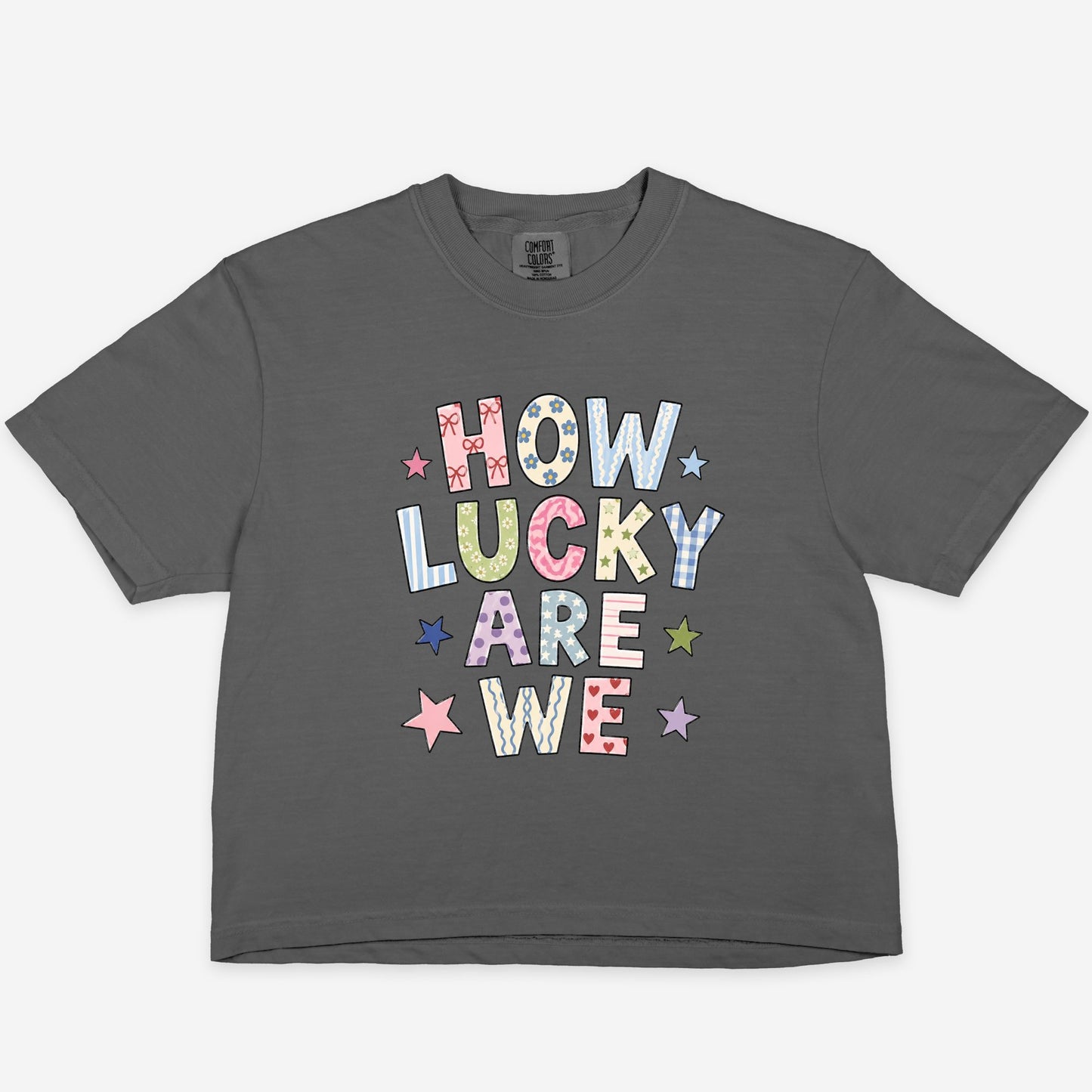How Lucky Are We BOXY Tee