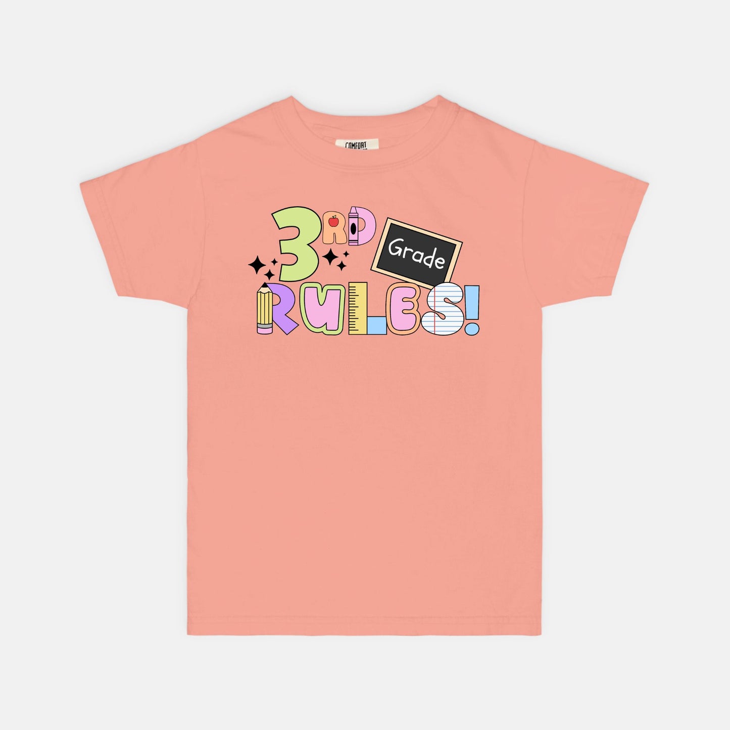 YOUTH 3rd Grade Rules Ransom Tee