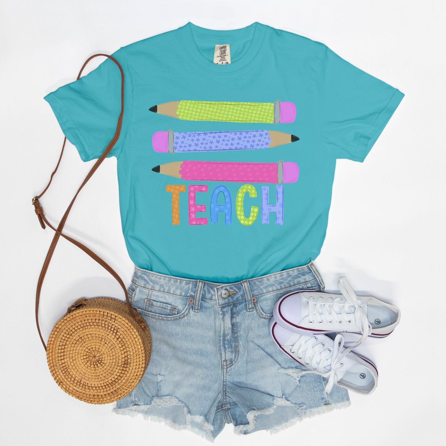 Funky Pencil Teach Tee
