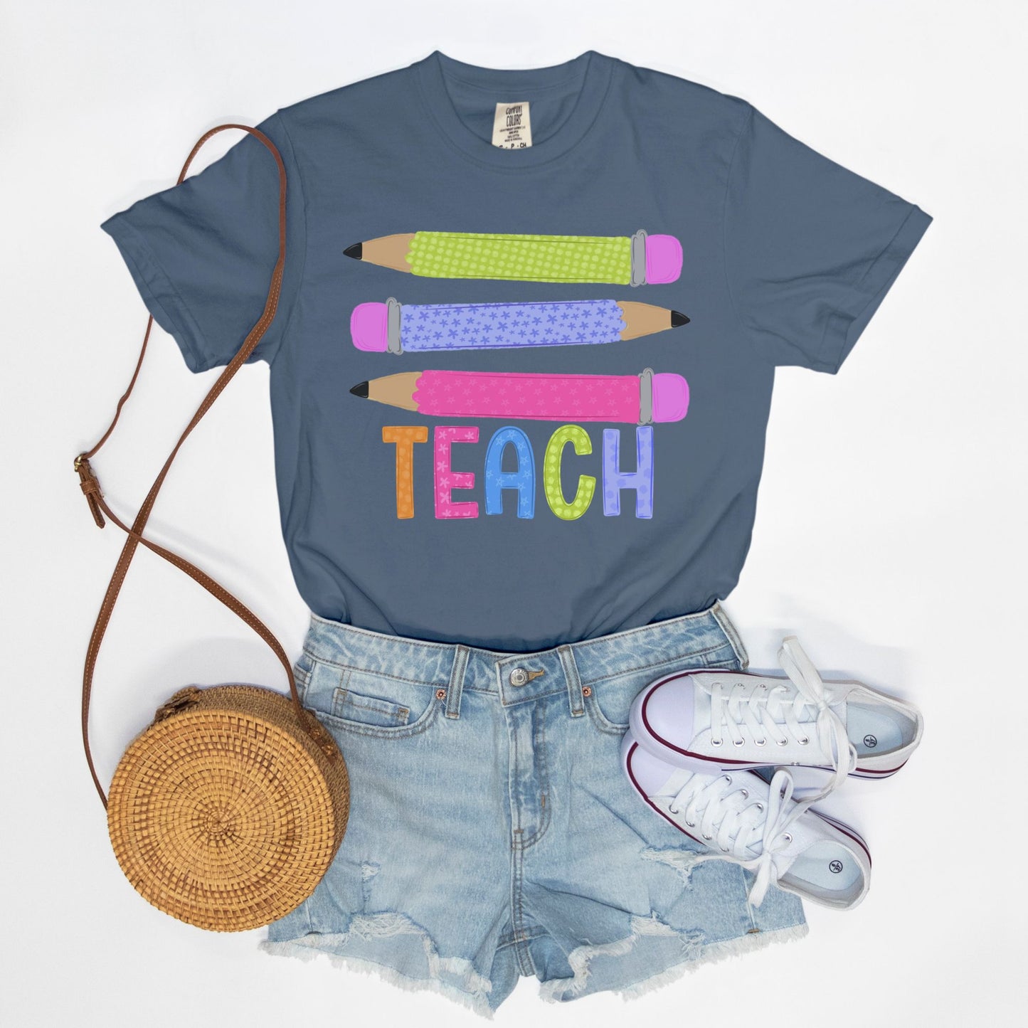 Funky Pencil Teach Tee