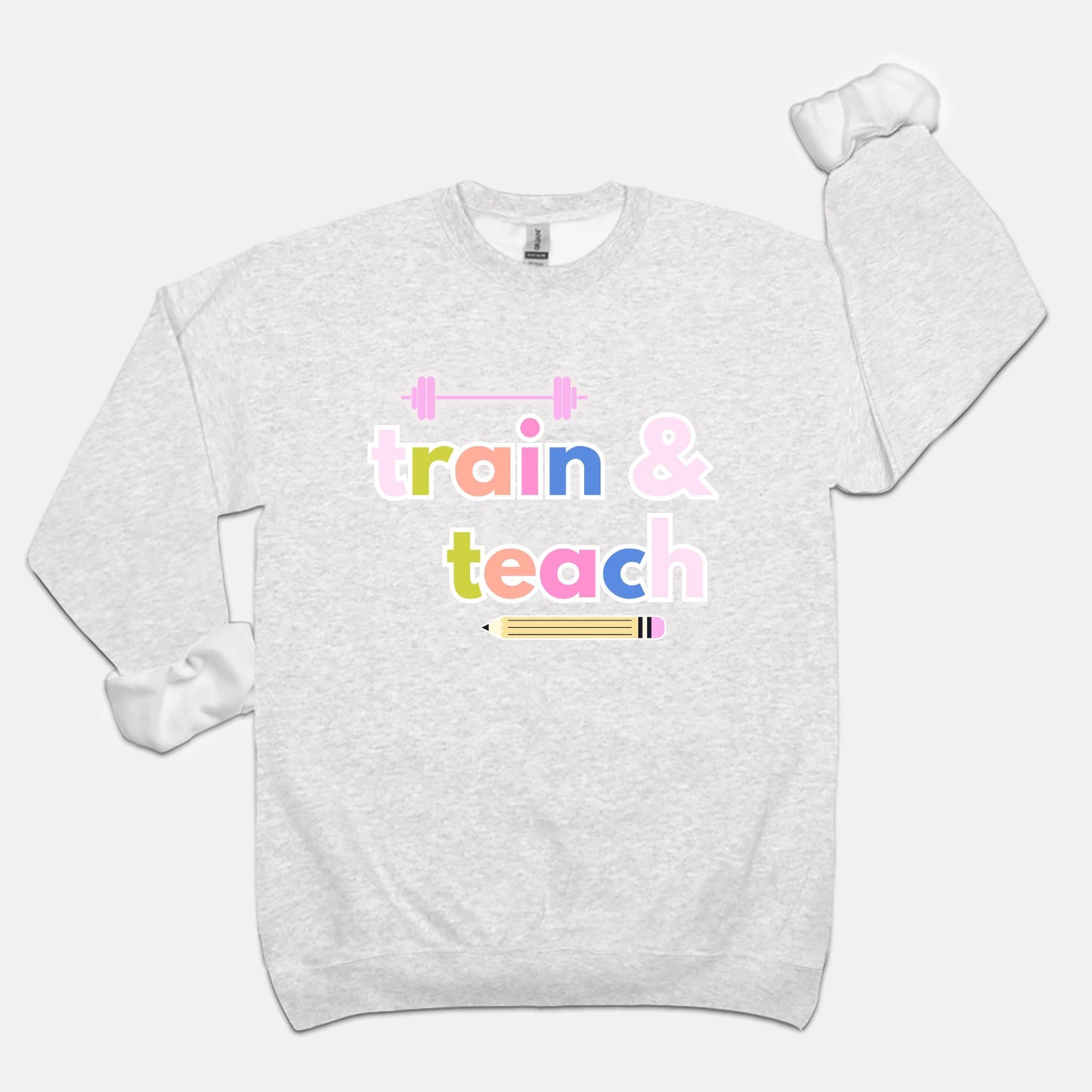 Train and Teach Bright Color Sweatshirt