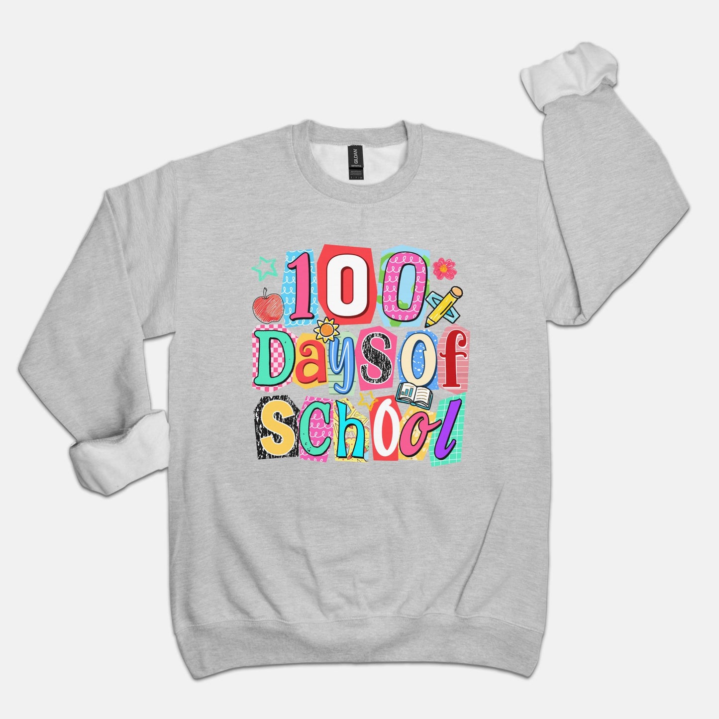 Funky 100 Days of School Sweatshirt