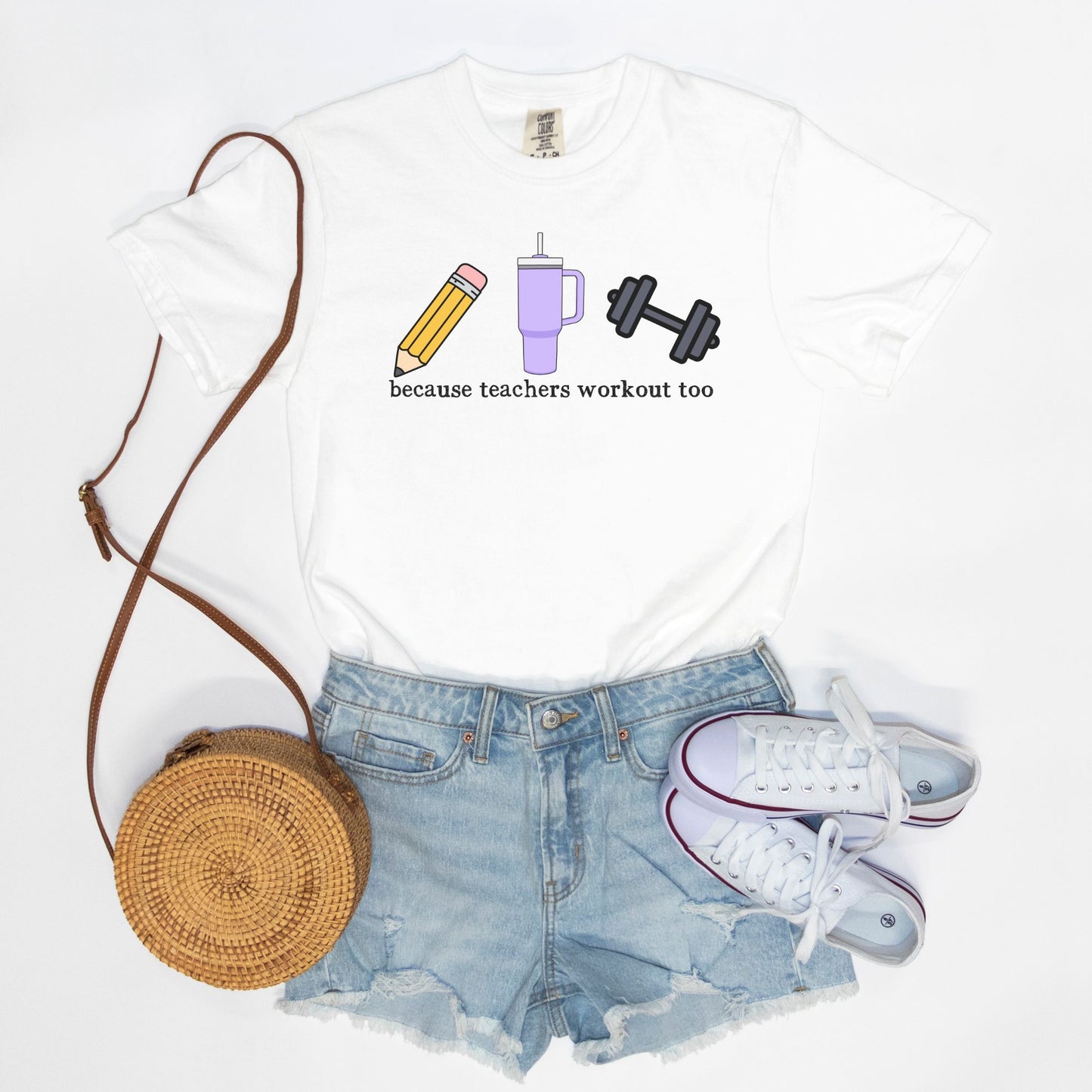 Because Teachers Workout Too Tee