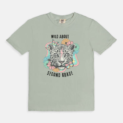 Wild About Second Grade Tee