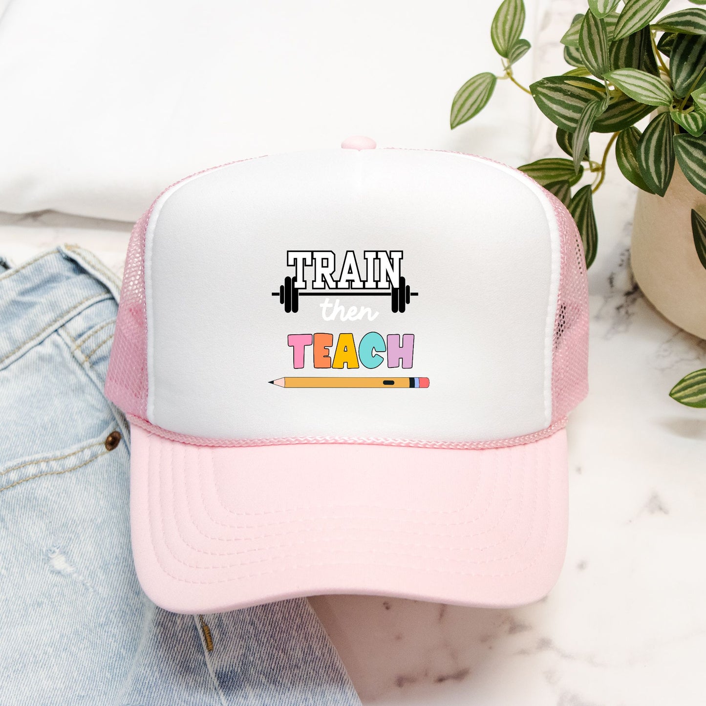 Train Then Teach - Foam Trucker Hat Otto