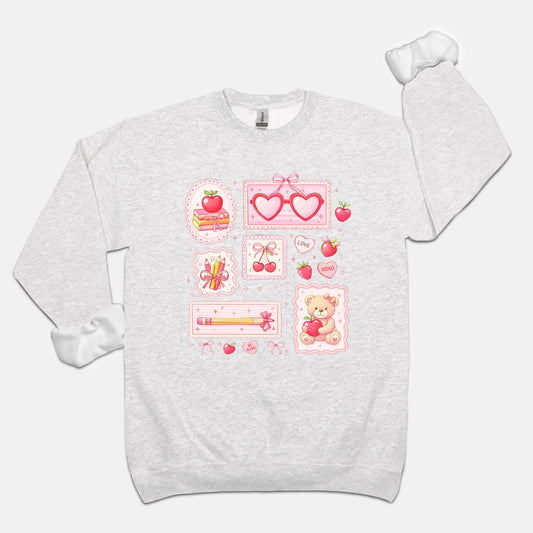 Coquette Valentine Collage Sweatshirt