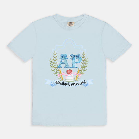 Assistant Principal Blue Coile Tee