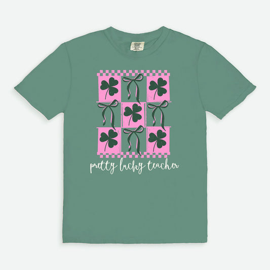 Pretty Lucky Teacher Tee