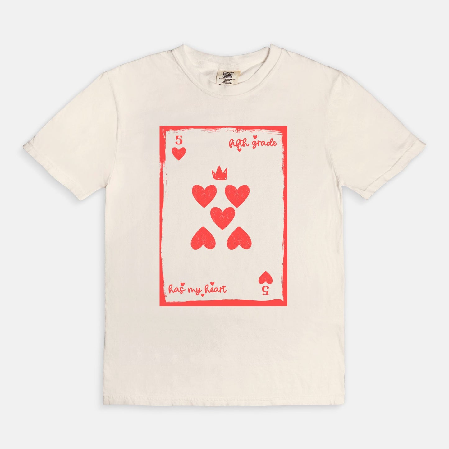 Fifth Grade Playing Card Tee