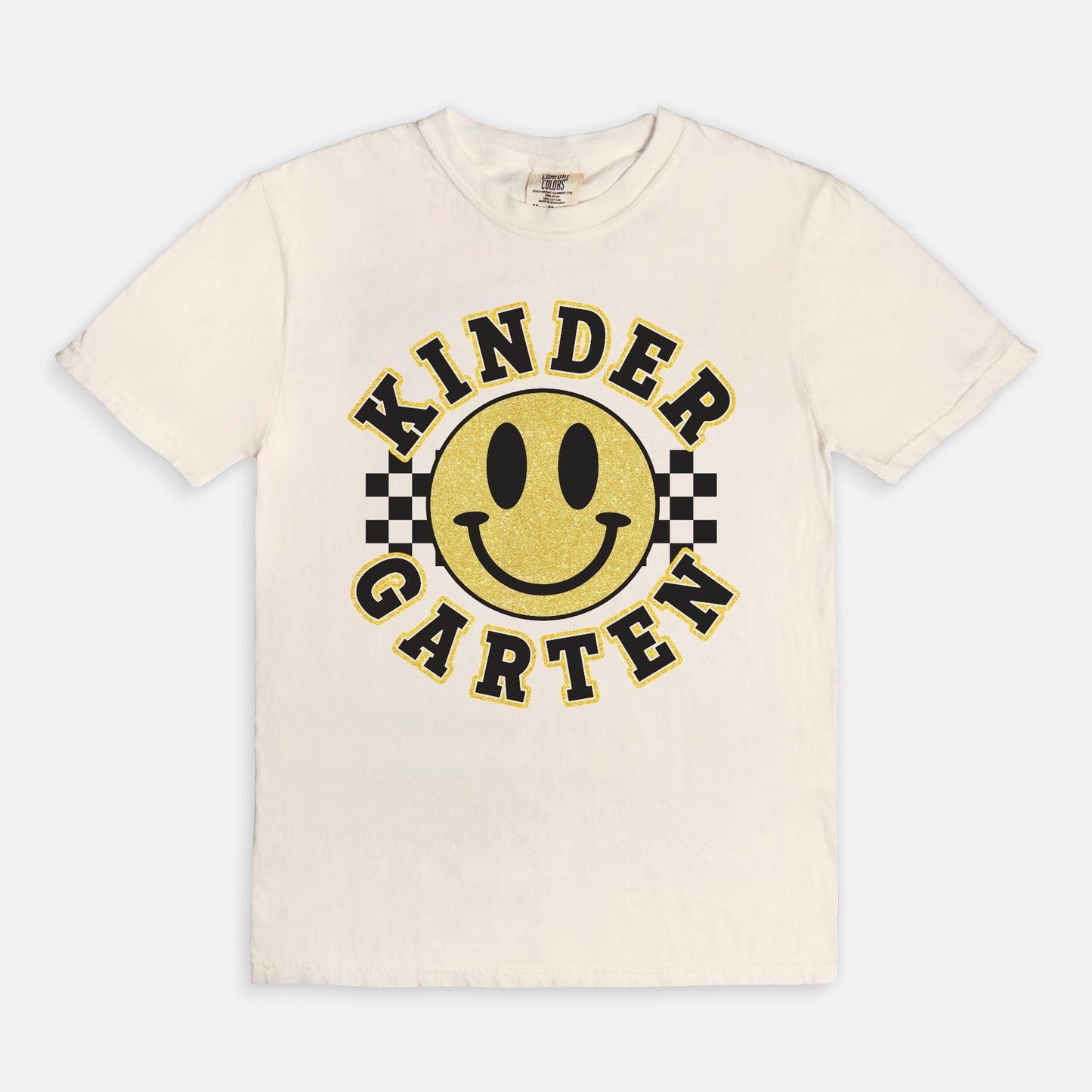 Hello Kindergarten Retro Smiley Tee