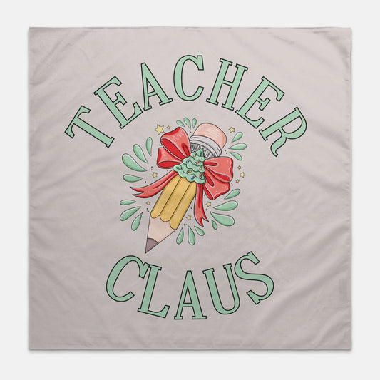 Teacher Claus Mini Tapestry (22" x 22")