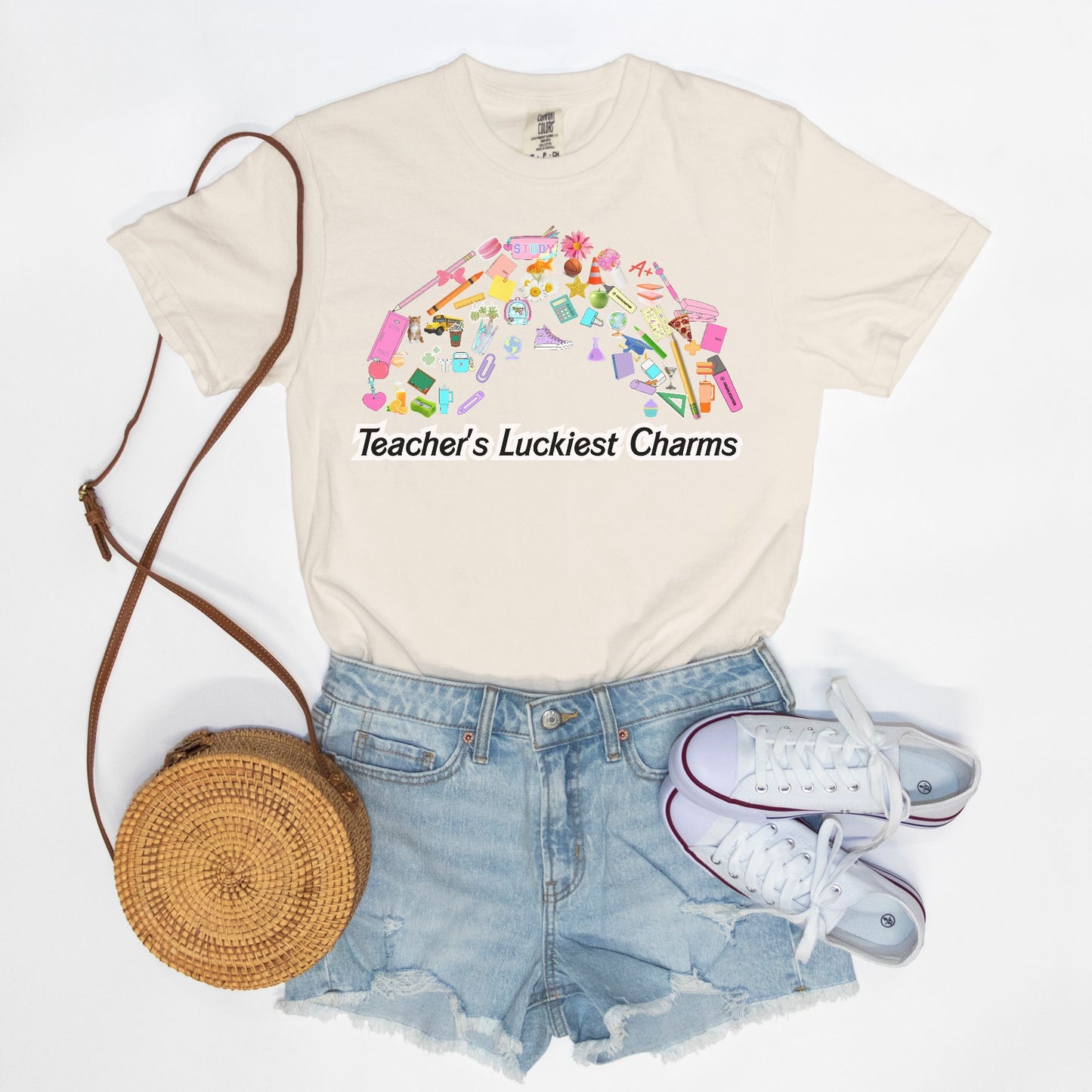 Teacher's Luckiest Charms Tee