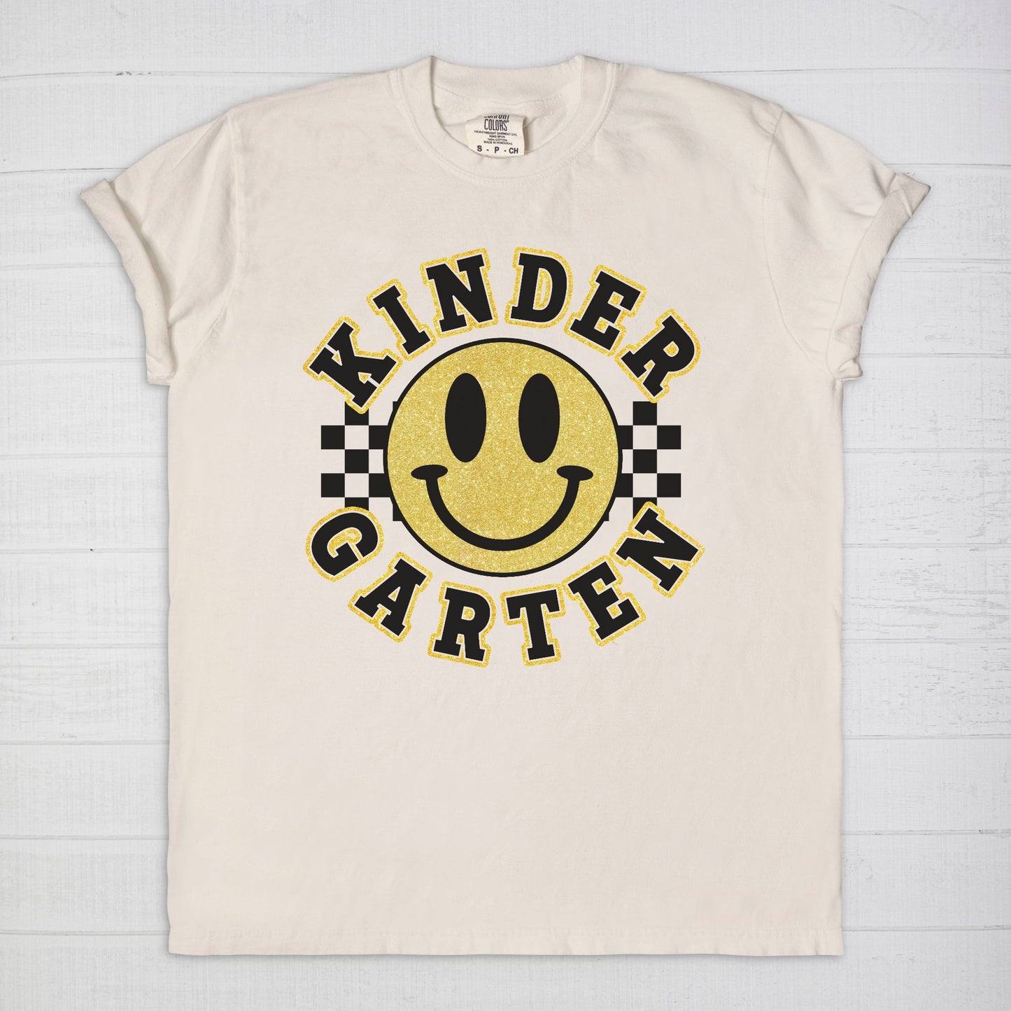 Hello Kindergarten Retro Smiley Tee