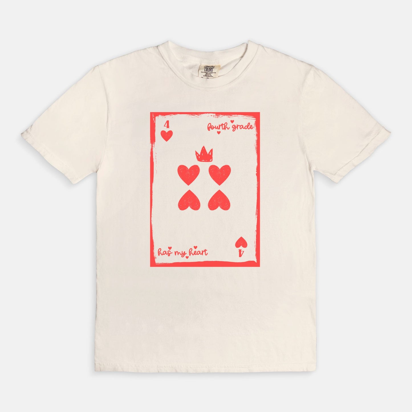 Fourth Grade Playing Card Tee