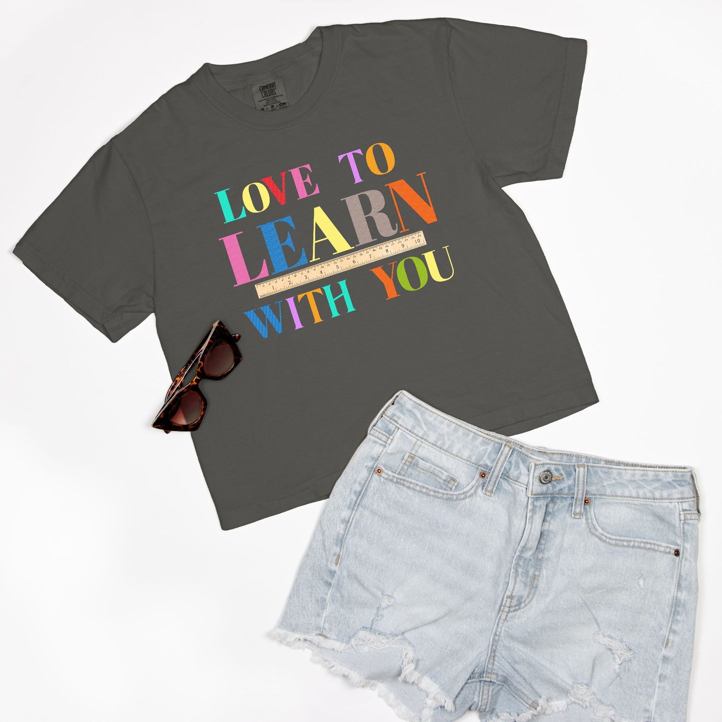 Love To Learn With You BOXY Tee