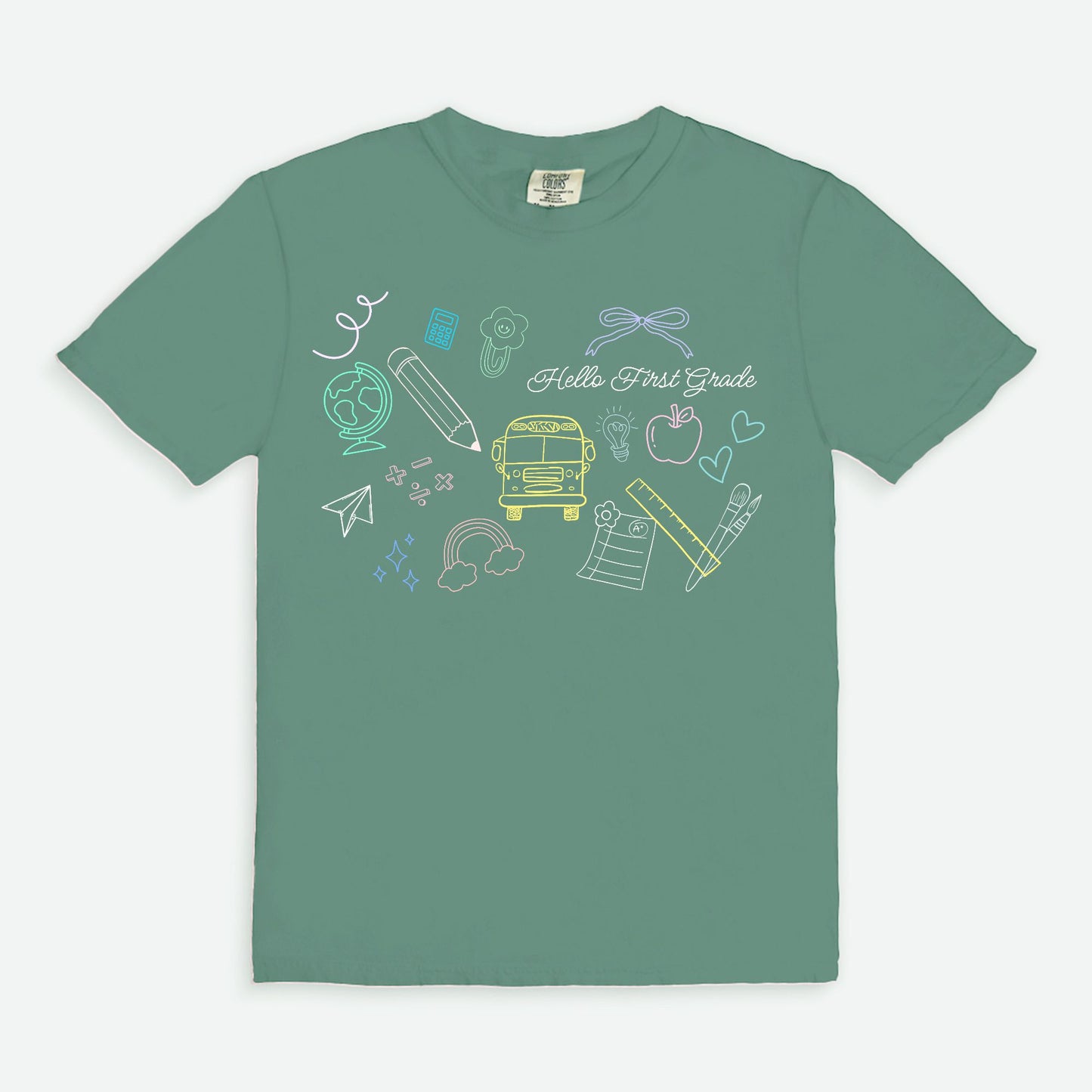 First Grade Chalkboard Tee