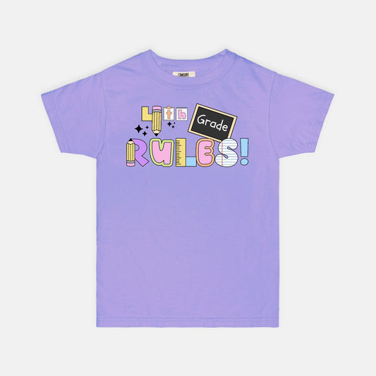 YOUTH 4th Grade Rules Ransom Tee