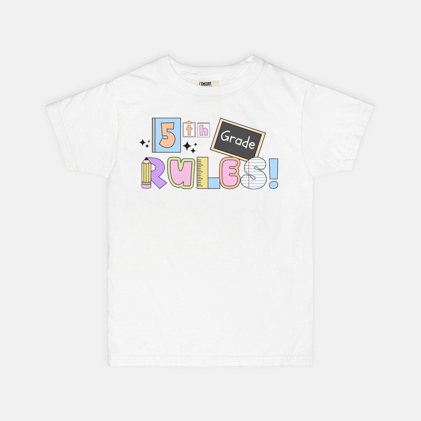 YOUTH 5th Grade Rules Ransom Tee