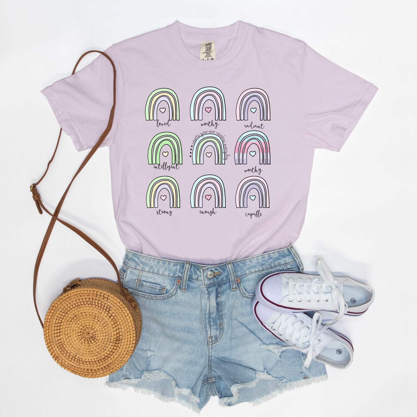 Rainbow Affirmation Tee
