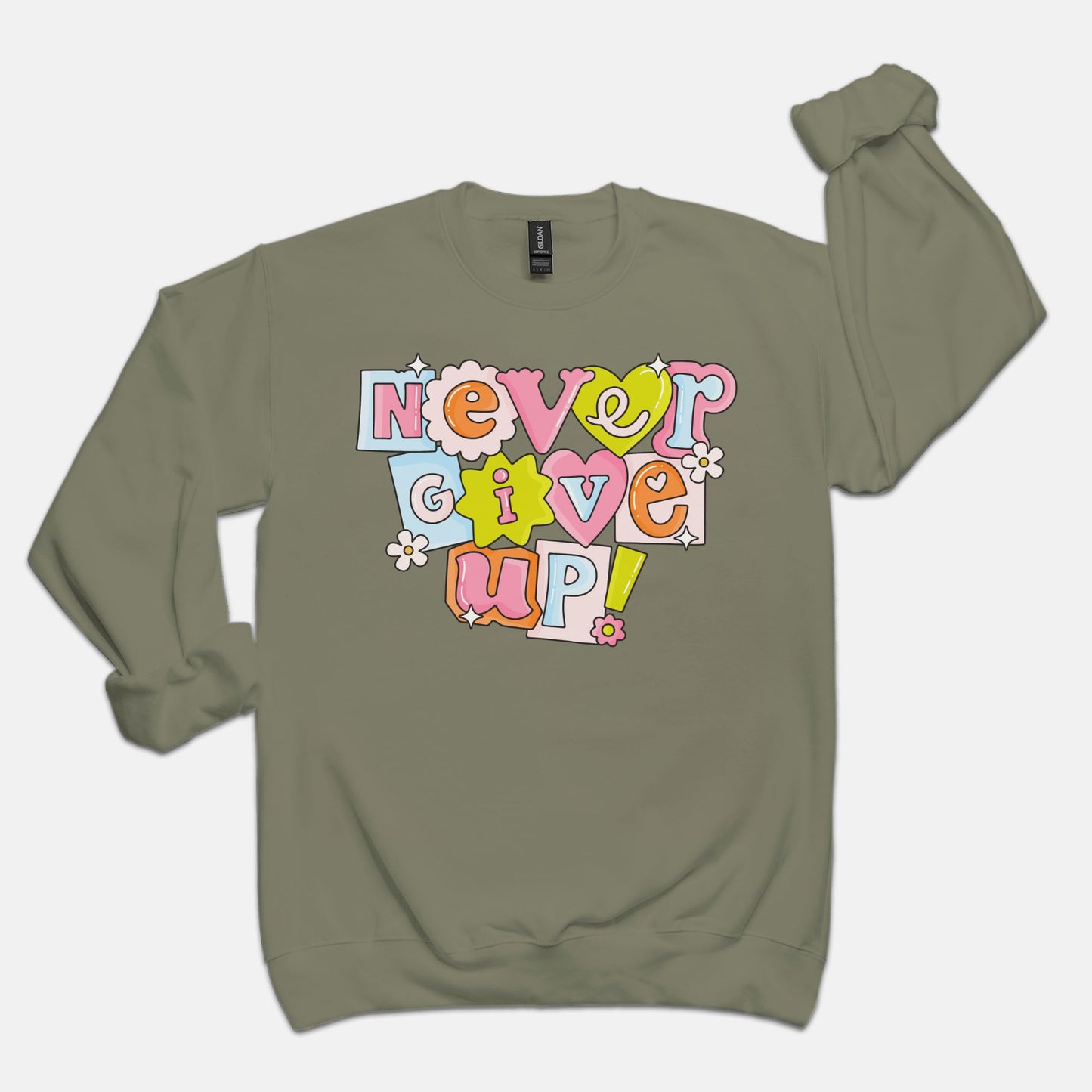 Never Give Up Ransom Sweatshirt
