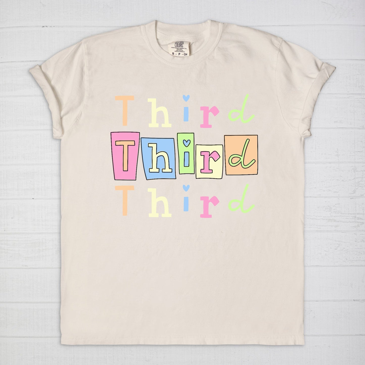 Third Grade Scrap Tee