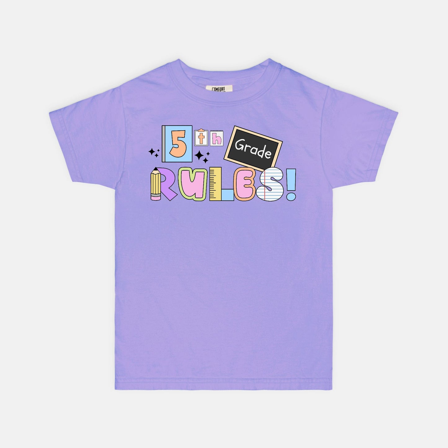 YOUTH 5th Grade Rules Ransom Tee