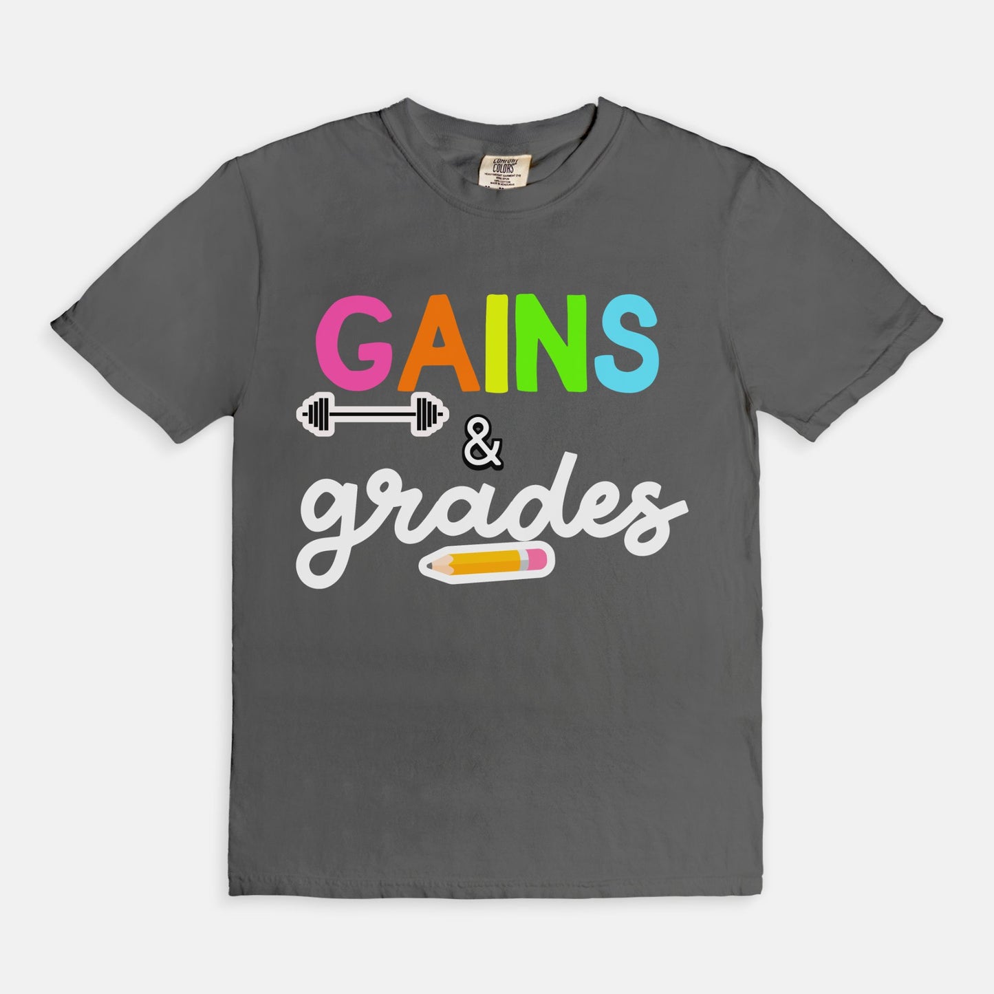 Gains and Grades Tee