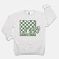 90s Merry Christmas Crewneck Sweatshirt - Green