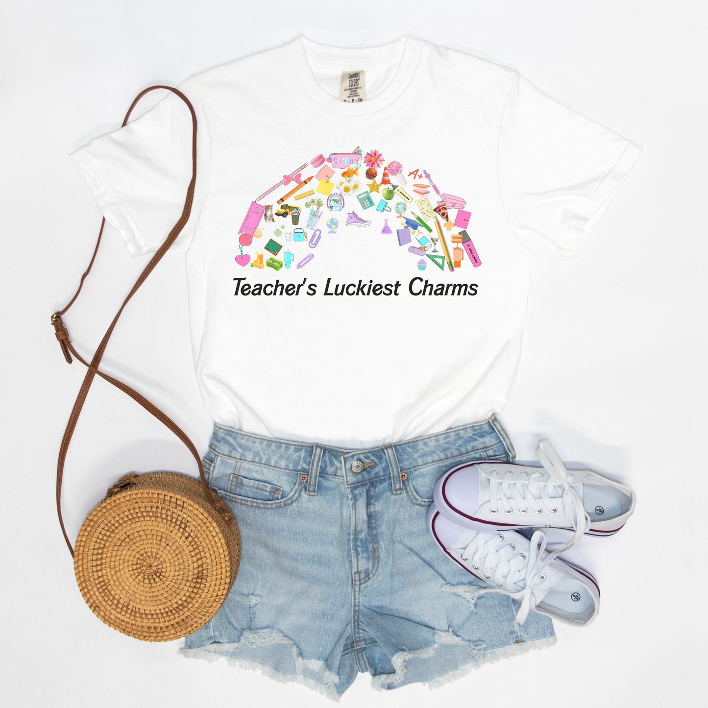 Teacher's Luckiest Charms Tee