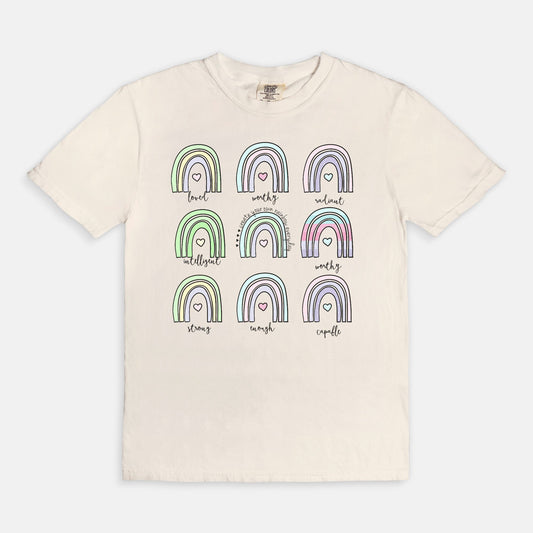 Rainbow Affirmation Tee