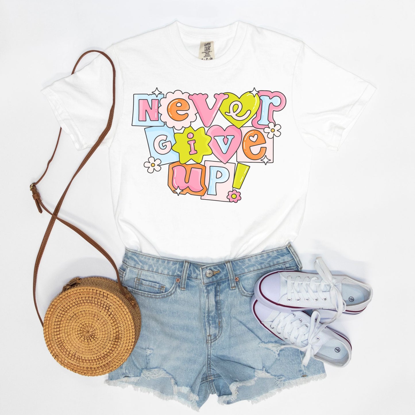Never Give Up Ransom Tee