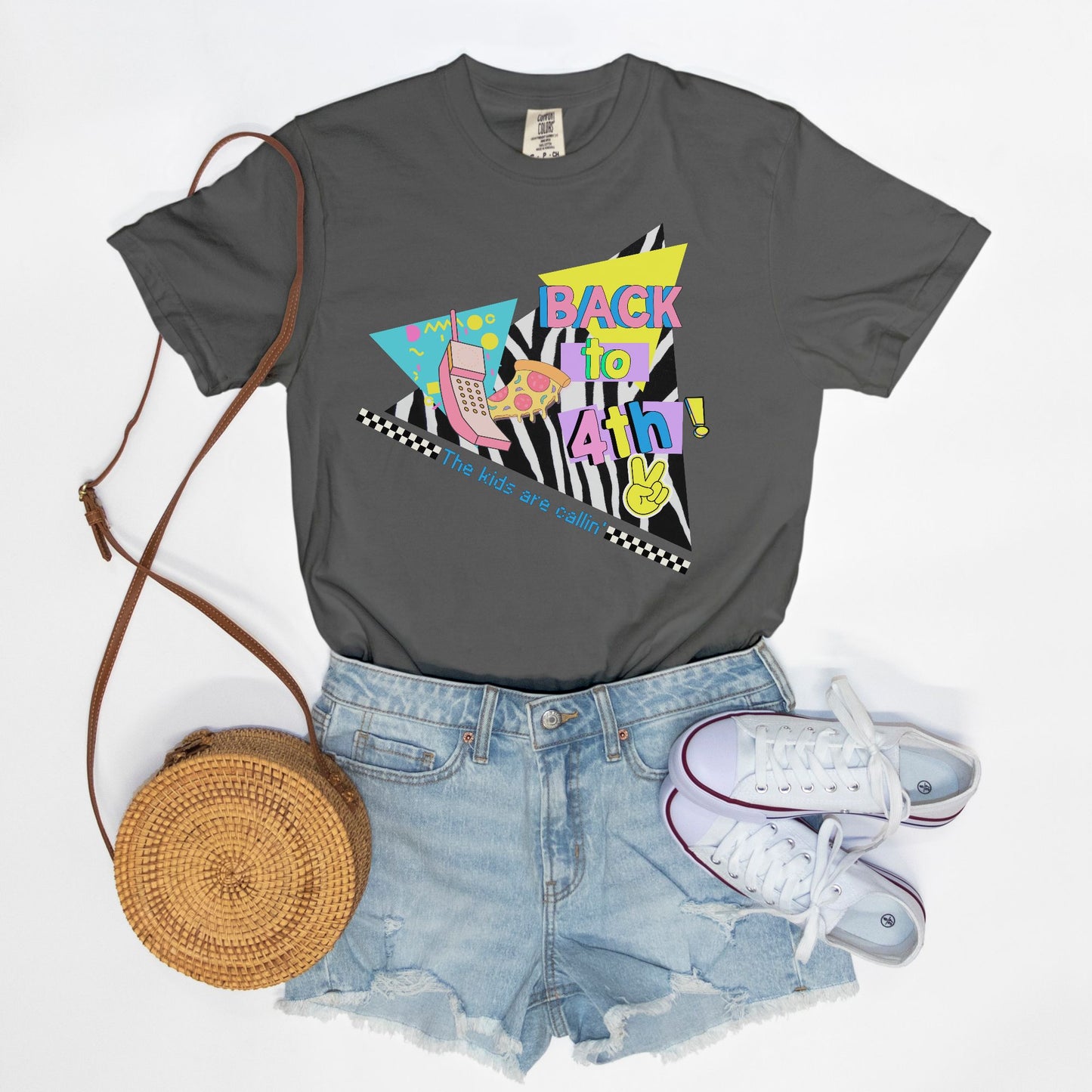 Retro Geometric 4th Tee